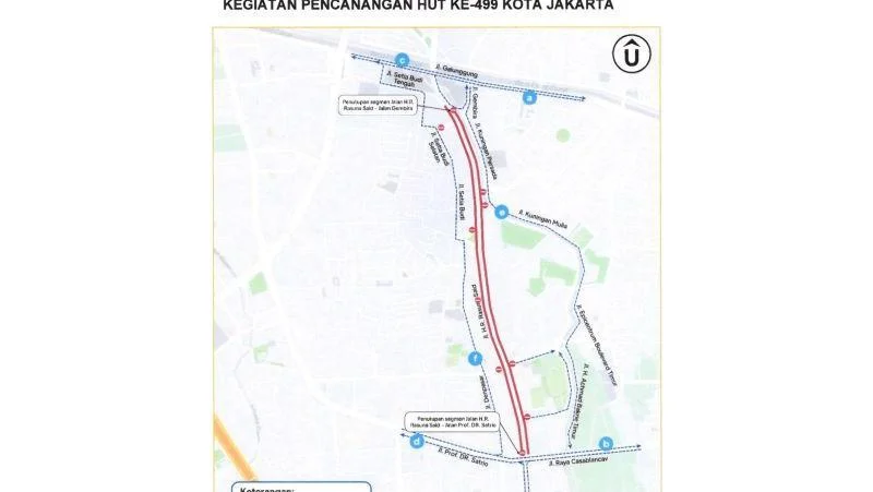 Revitalisasi Ruas Utama Hari Bebas Kendaraan Bermotor Di Hr Rasuna Said Dan Semangat Hut Ke 499 Jakarta